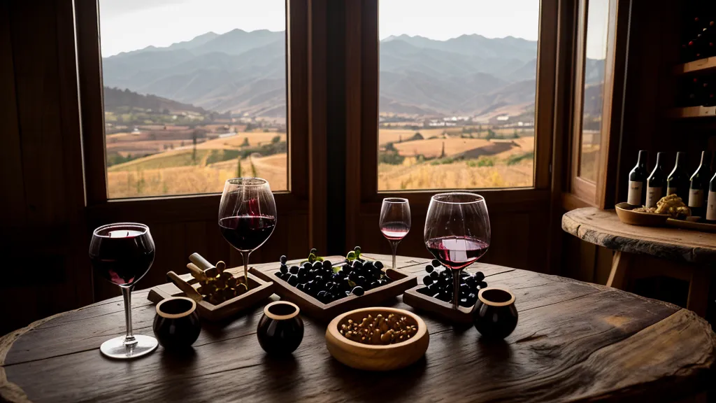 Cordillera de los Andes nevada vista desde la ventana, computadora lista para retomar un curso de crecimiento personal en temporada baja