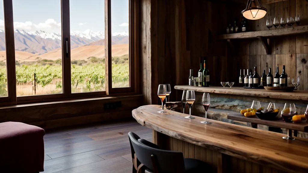 Mujer viendo un curso de empoderamiento femenino en la app de Hotmart desde el móvil durante un descanso laboral en una bodega de Mendoza