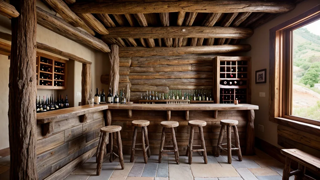 Escritorio administrativo de una bodega mendocina con credencial de guía de enoturismo, almuerzo rápido y smartphone abierto en un módulo de crecimiento personal